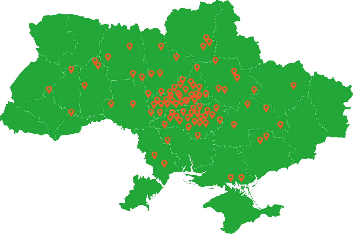За 3,5 роки ми встановили більше 600 станцій по всій Україні